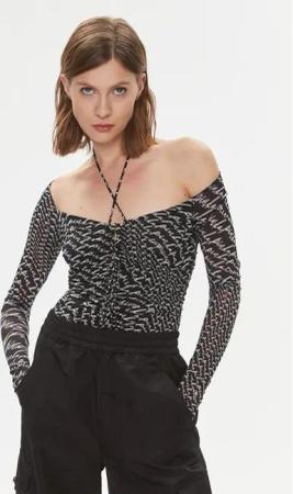 Pinko Body Birba 102221 A1A0 Schwarz Slim Fit