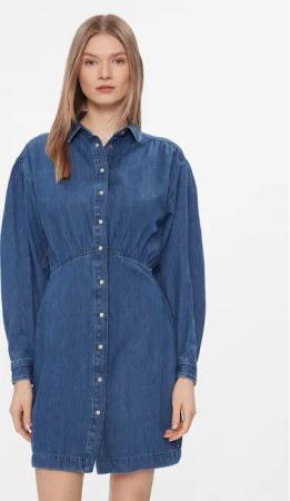 Pepe Jeans Jeanskleid Julie PL953449 Blau Slim Fit