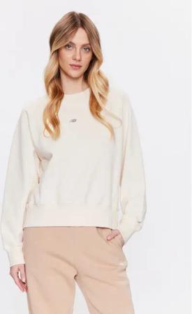 New Balance Sweatshirt WT31500 Écru Oversize