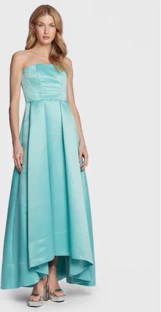 Pinko Abendkleid Digimond 100335 A0I0 Blau Slim Fit