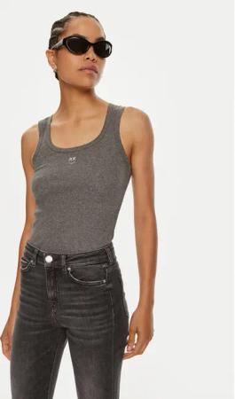 Pinko Top Calcolatore 100807 A22X Grau Regular Fit