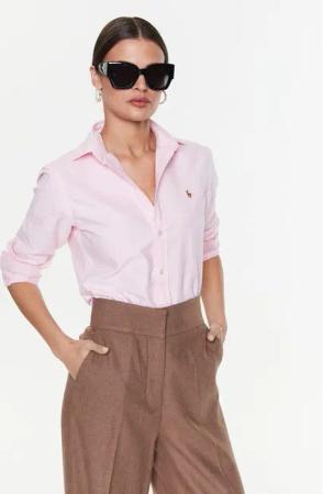 Polo Ralph Lauren Hemd 211891377002 Rosa Regular Fit