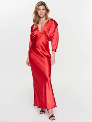 Pinko Abendkleid Amarena 101029 Z345 Rot Regular Fit