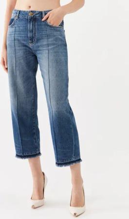 Pinko Jeans Barbara 101713 A146 Blau Boyfriend Fit