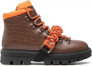 Pinko Schnürstiefeletten Zenzero Scarpa AI 22-23 BLKS1 1H2134 A07K Braun