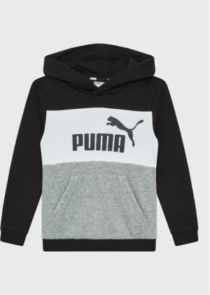 Puma Sweatshirt Essentials+ Colourblock 849081 Schwarz Regular Fit