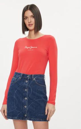 Pepe Jeans Bluse New Virginia PL505203 Rot Slim Fit