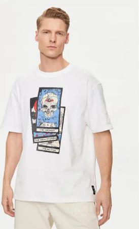 Puma T-Shirt Hoops Deck 624776 Weiß Regular Fit
