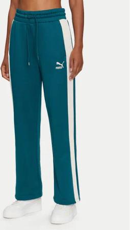 Puma Jogginghose Iconic T7 627996 Grün Straight Leg