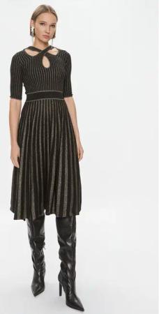 Pinko Kleid für den Alltag Bitter 100413 A0L0 Schwarz Regular Fit