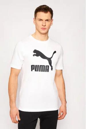 Puma T-Shirt Classics Logo 530088 Weiß Regular Fit