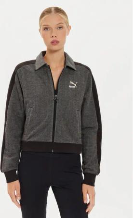 Puma Sweatshirt T7 626797 Schwarz Relaxed Fit