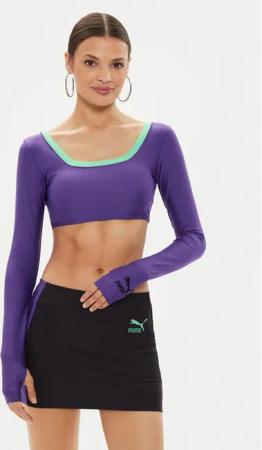 Puma Bluse DUA LIPA 536634 Violett Slim Fit
