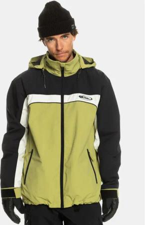 Quiksilver Skijacke Live Wire Snjt EQYTJ03408 Grün Regular Fit