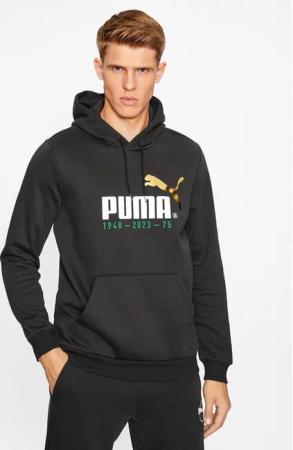 Puma Sweatshirt No. 1 Logo Celebration 676021 Schwarz Regular Fit