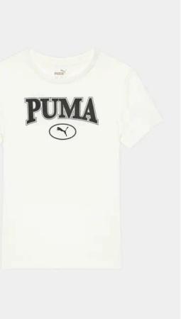 Puma T-Shirt Squad 676441 Écru Regular Fit