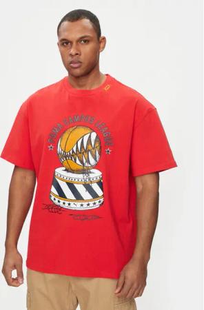 Puma T-Shirt Showtime 624740 Rot Regular Fit