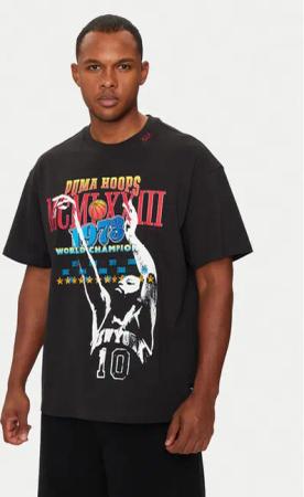 Puma T-Shirt Crowd Craze 1 627214 Schwarz Oversize