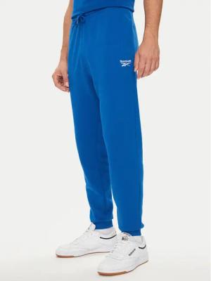 Reebok Damenhose Small Logo Fleece 100202849 Blau Regular Fit