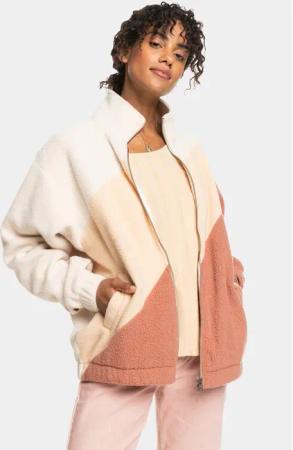 Roxy Fleecejacke Star Gazing Plfl ERJPF03149 Beige Regular Fit