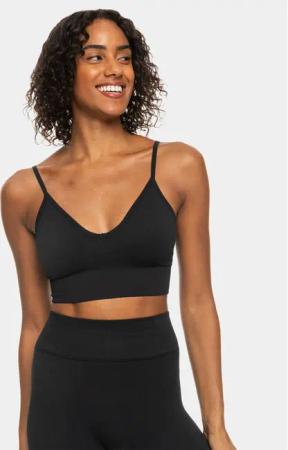 Roxy Sport-BH Seamless Bra Tops ERJKT04020 Grau