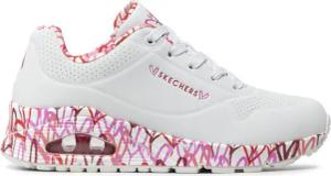 Skechers Sneakers Uno Loving Love 155506/WRPK Weiß