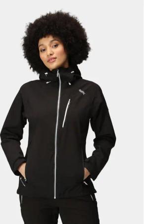 Regatta Regenjacke Birchdale RWW300 Schwarz Regular Fit