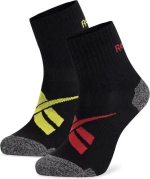 Reebok 2er-Set hohe Unisex-Socken R0418-SS24 (2-pack) Schwarz