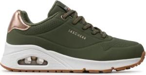 Skechers Sneakers Uno Shimmer Away 155196/OLV Khakifarben