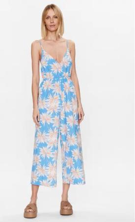 Roxy Jumpsuit Never Ending Summer ERJX603348 Himmelblau Regular Fit