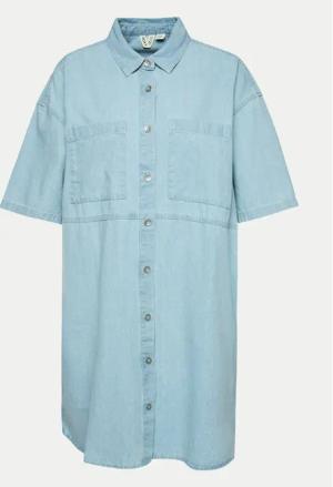 Roxy Jeanskleid Pacific Night ERJDD03005 Blau Relaxed Fit