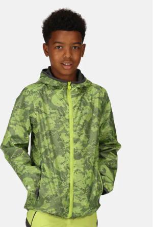 Regatta Regenjacke Printed Lever RKW176 Grün Regular Fit