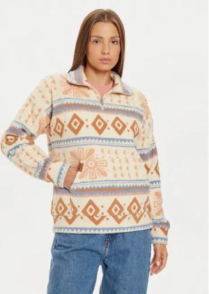 Roxy Fleecejacke Live Out Loud ERJPF03169 Beige Relaxed Fit