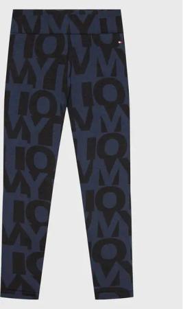 Tommy Hilfiger Leggings KG0KG07123 M Dunkelblau Slim Fit