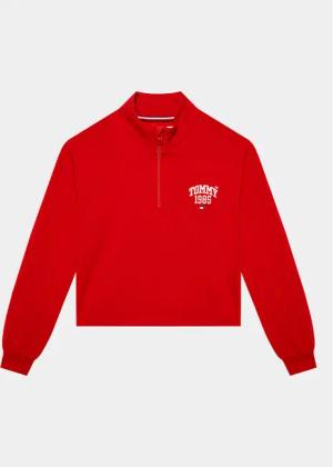 Tommy Hilfiger Sweatshirt Varsity KG0KG07206 D Rot Regular Fit
