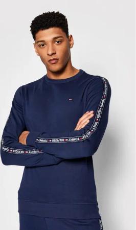 Tommy Hilfiger Sweatshirt Track UM0UM00705 Dunkelblau Regular Fit