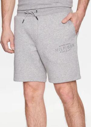 Tommy Hilfiger Sportshorts Curve Logo MW0MW30014 Grau Regular Fit