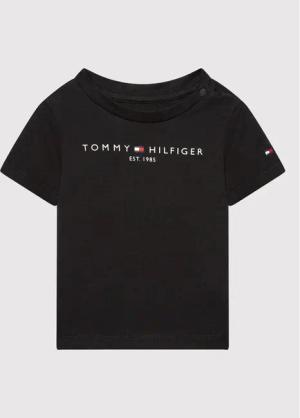 Tommy Hilfiger T-Shirt Baby Essential KN0KN01487 Schwarz Regular Fit