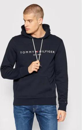 Tommy Hilfiger Sweatshirt Core Logo MW0MW10752 Dunkelblau Regular Fit