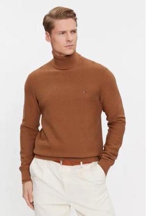 Tommy Hilfiger Rollkragenpullover MW0MW33453 Braun Regular Fit