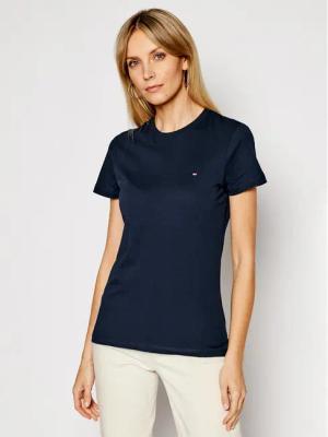 Tommy Hilfiger T-Shirt WW0WW22043 Dunkelblau Regular Fit
