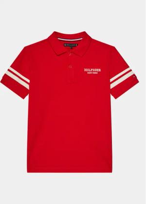 Tommy Hilfiger Poloshirt Monotype KB0KB08882 D Rot Regular Fit