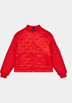 Tommy Hilfiger Bomberjacke KG0KG07795 D Rot Boxy Fit