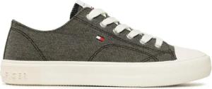 Tommy Hilfiger Sneakers aus Stoff Low Cut Lce-Up T3X9-32827-0890 S Schwarz