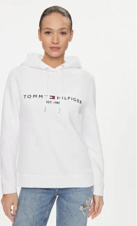Tommy Hilfiger Sweatshirt Heritage WW0WW31998 Weiß Regular Fit