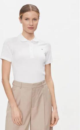 Tommy Hilfiger Poloshirt 1985 WW0WW42047 Weiß Slim Fit