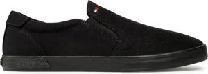 Tommy Hilfiger Sneakers aus Stoff Iconic Slip On FM0FM00597 Schwarz