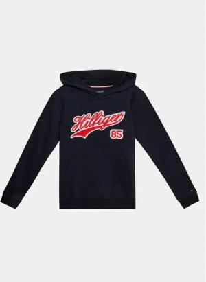 Tommy Hilfiger Sweatshirt Hilfiger Script Hoodie KB0KB08718 Blau Regular Fit