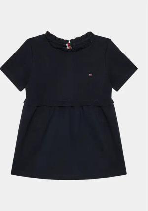 Tommy Hilfiger Kleid für den Alltag KN0KN01757 Dunkelblau Regular Fit