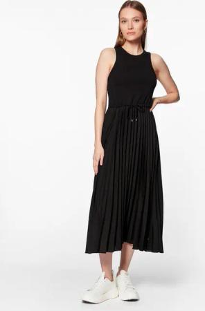 Tommy Hilfiger Kleid für den Alltag WW0WW39342 Schwarz Regular Fit